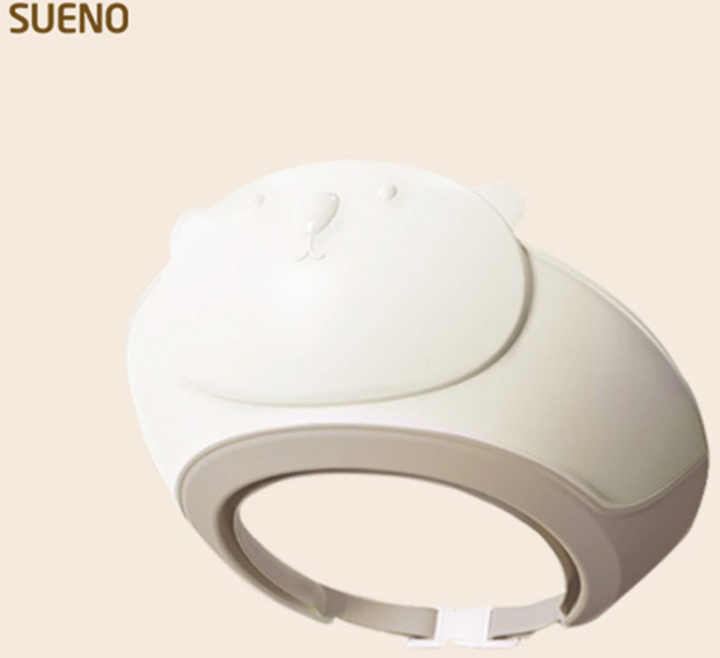 스에노 아기 샴푸캡 유아목욕 샤워캡, 아몬드베이지, 1개