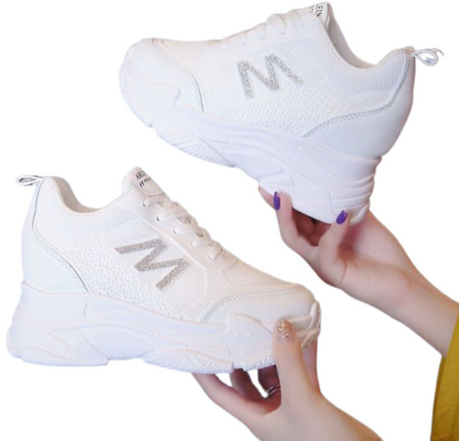 HS 여자 굽높은운동화 치어리더화 8cm