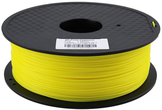 가제트 PLA PRO 필라멘트 3D프린터 1kg 투명 형광 무광 실키 특수 HS 1.75MM 실크 매트 그라디언트, 1kg Yellow