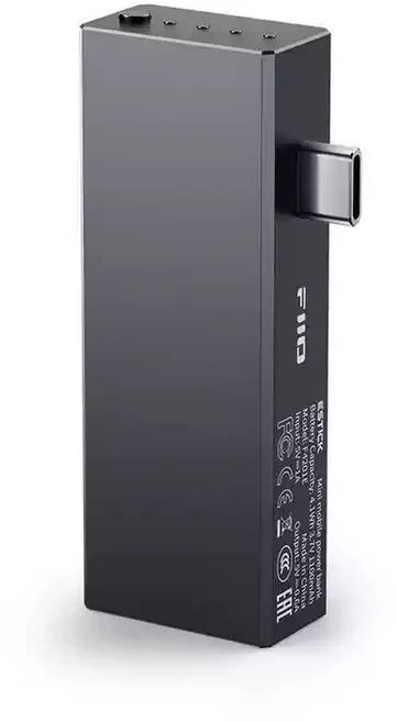 FiiO ESTICK 미니 소형 모바일 보조베터리 독립 전원 공급 장치 휴대용 1100mAh Type-C 충전 슈트 KA17 QX1, 01 Black Power Bank