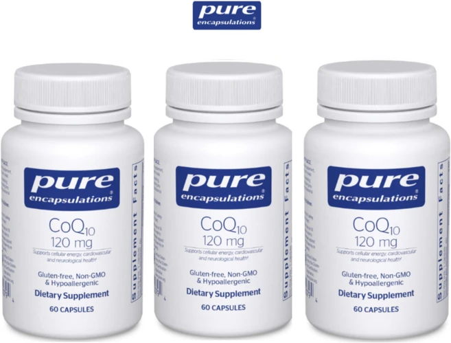 퓨어 Encapsulations 코큐텐 120mg 60캡슐 3통 6개월분, 3개, 60정 - 쿠팡