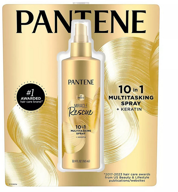 PANTENE 潘婷 奇蹟救援10合1多功能噴霧 + 角蛋白, 1個, 365ml