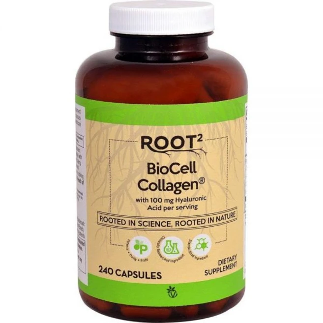 Vitacost ROOT2 BioCell Collagen With Hyaluronic Acid -- 100 Milligram Per Serving - 240 Capsules, Vitacost ROOT2 BioCell Collage, 1개, 240정 - 쿠팡