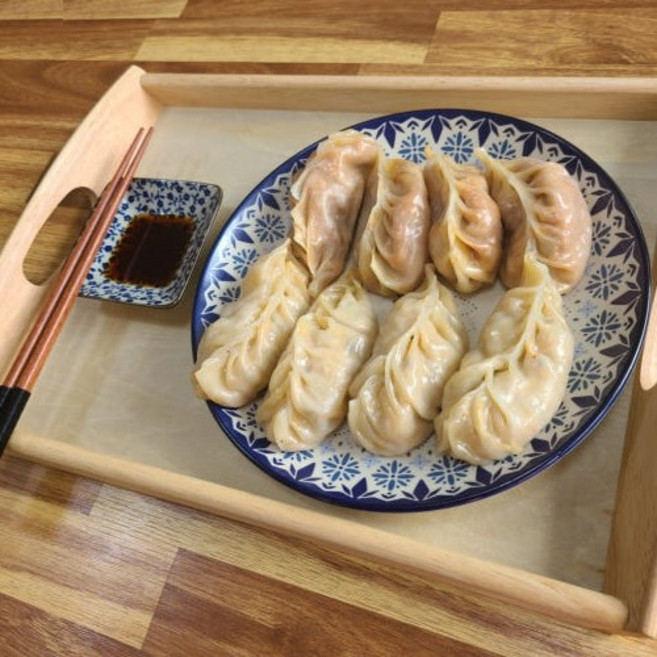 [만두빚다] 옛날 지고추 수제만두 30년 전통 맛집 (수제 고기만두 10개), 2세트, 450g