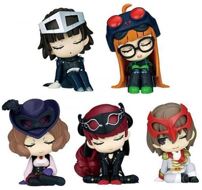 타카라토미 아츠 어깨 툭 Fig. 페르소나5 자 로열 vol.2 × 전 5종 세트 가챠 가챠 캡슐 토이, 1개