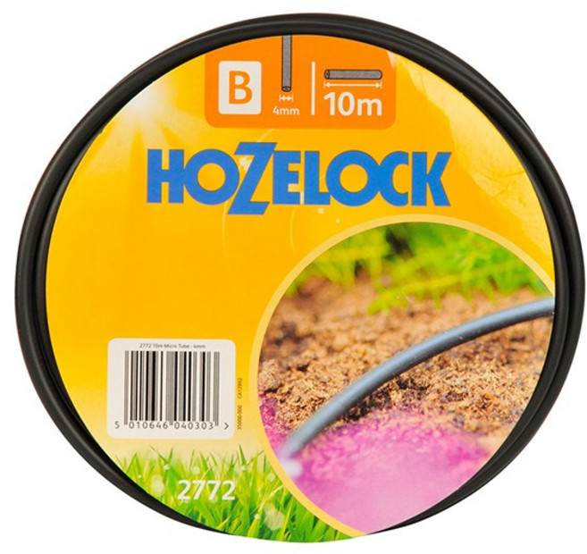 호제록 2772 내경 4mm 관수용 흑색 마이크로 호스 10m, 1개