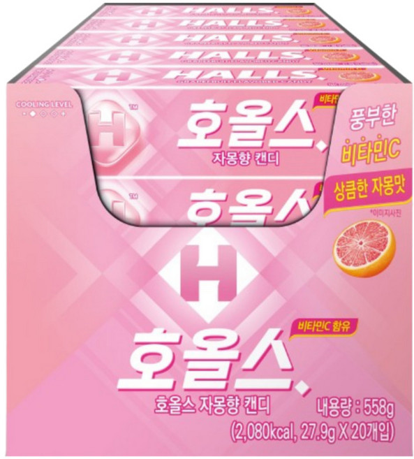 호올스 스틱 캔디 자몽, 558g, 1개
