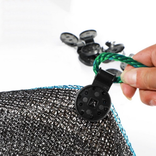 차양막클립 그물 망 차광막 그늘막 천막 메쉬 천 고정 클립 집게, 블랙