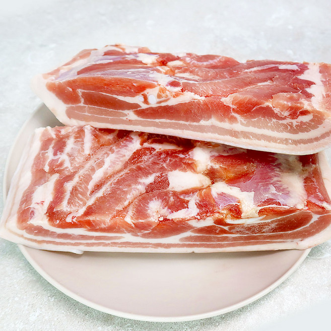 (배터짐) 구이용 수육용 돼지고기 늑간살 갈비살 오겹살 삼겹살 가브리살 뒷덜미살 돼지앞다리 모음 (일요일&당일발송), 1개, 수육용 오겹살2kg