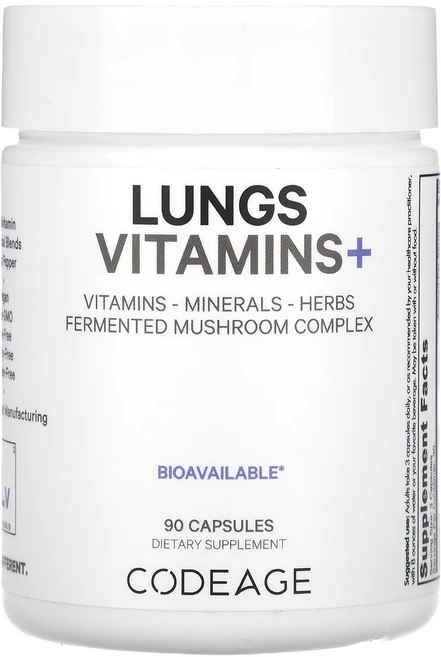 Codeage 비타민 폐 미네랄 허브 캡슐 90정, 1개 - 쿠팡