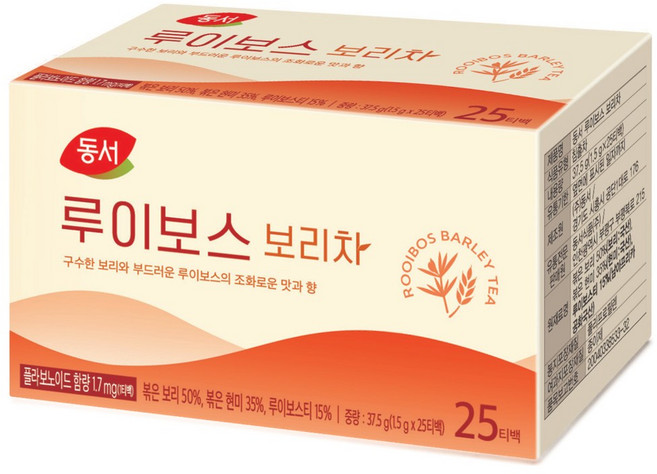 동서 루이보스 보리차, 1.5g, 25개입, 1개