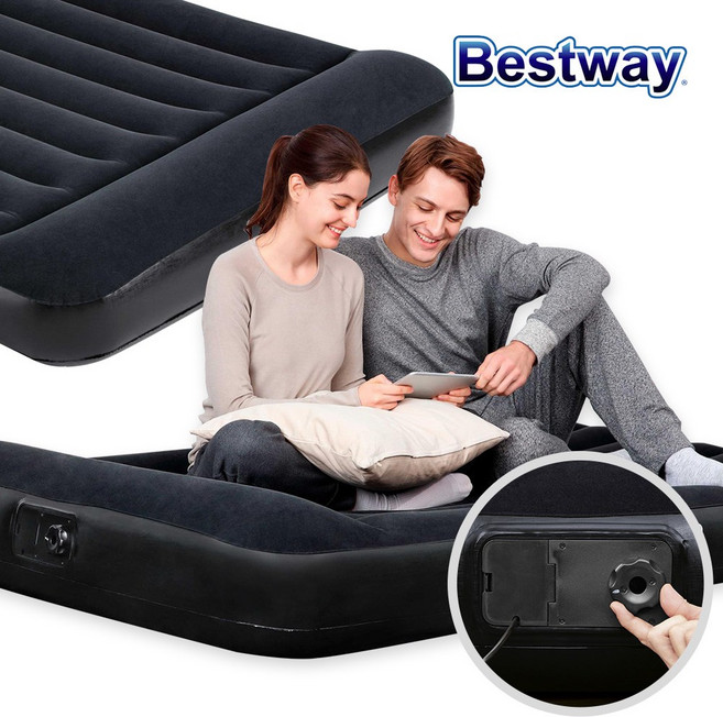베스트웨이 BW 67462 아이빔 펌프 일체형 에어매트 에어침대 더블, 단품