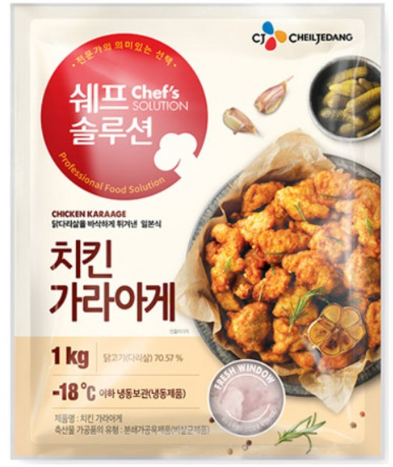 씨제이 크레잇 치킨가라아게 1kg, 1개