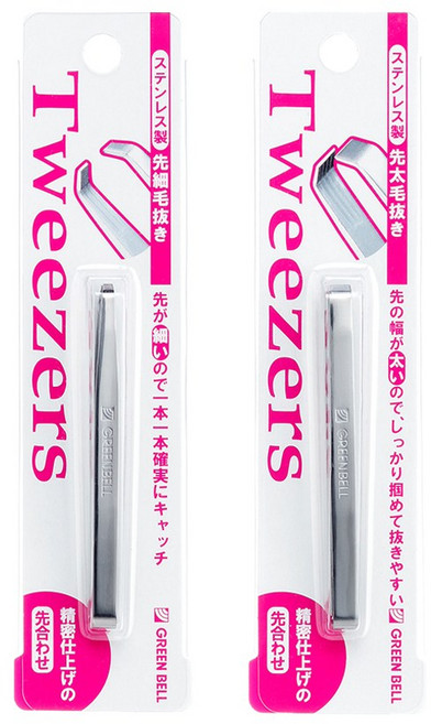 그린벨 스테인리스Tweezers 족집게 2타입, 1개, PSG-010(좁은형)