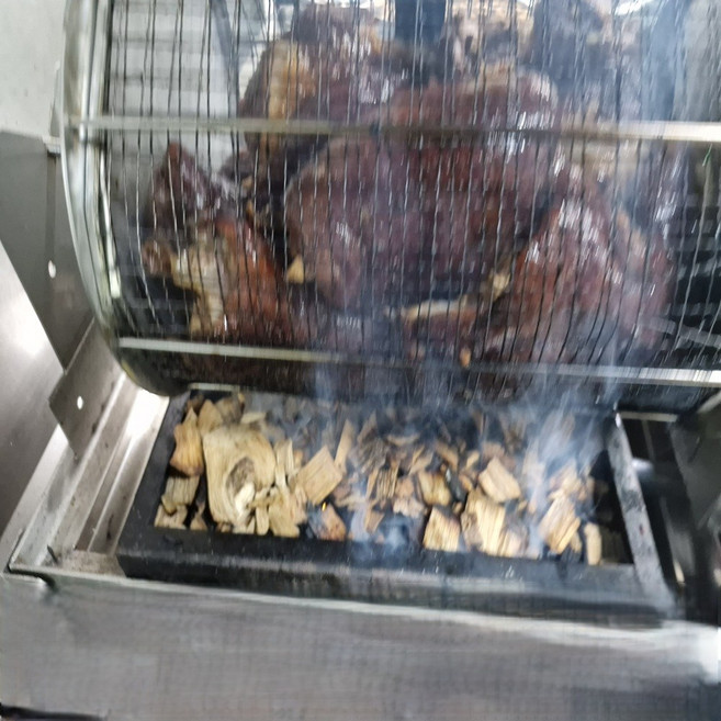 직화연구소 참나무 숯으로 구운 국내산 바베큐 족발, 4개, 300g