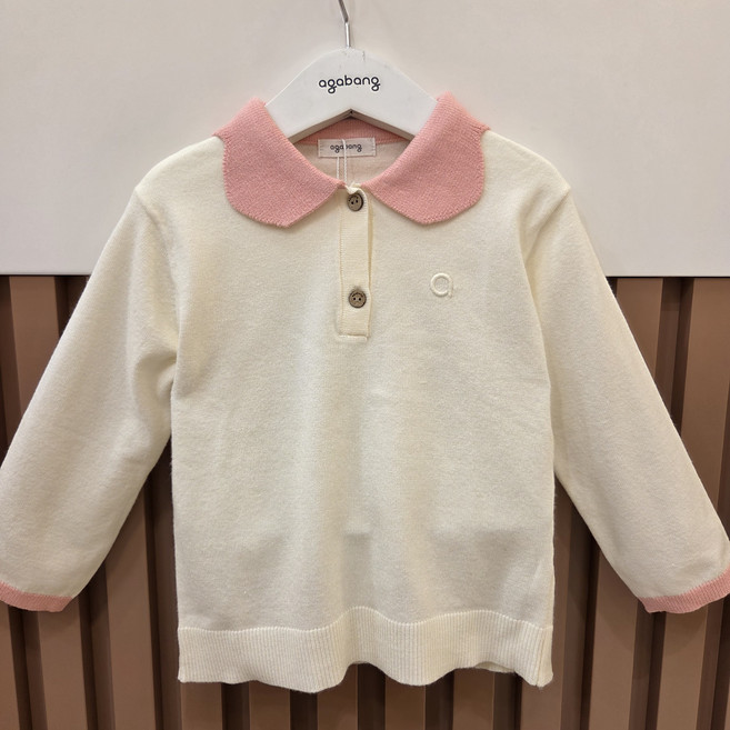 아가방 초특가세일~~ 세상 편한 니트티셔츠~/ 까슬거림 없는 부드러운 니트~/ 치마나 쫄바지 청바지 모두 예쁜 만능 니트~