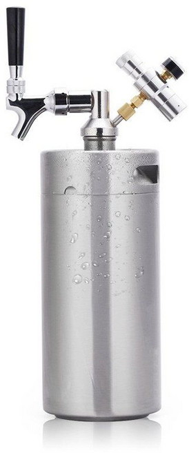 가정용 생맥주 디스펜서 수제 거품기 케그 제조기 기계 2L, CO2 16g 10개