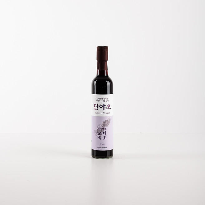 단야초 3년이상 발효숙성된 오디 자연발효식초 뽕나무열매식초, 1개, 375ml