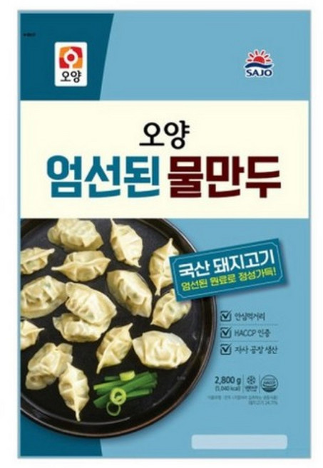 사조오양 물만두 2.8kg, 1개