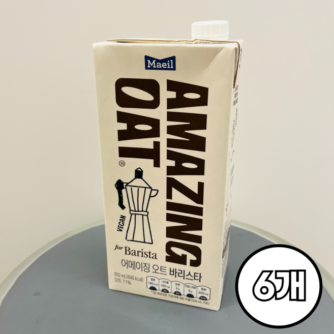 매일유업 어메이징 오트 바리스타 950ml 10팩, 6개