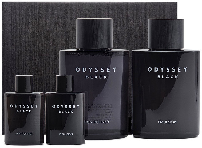 아모레 오딧세이 블랙 스페셜 2종 기획세트 40 50 60대 남자 남성화장품, 1세트