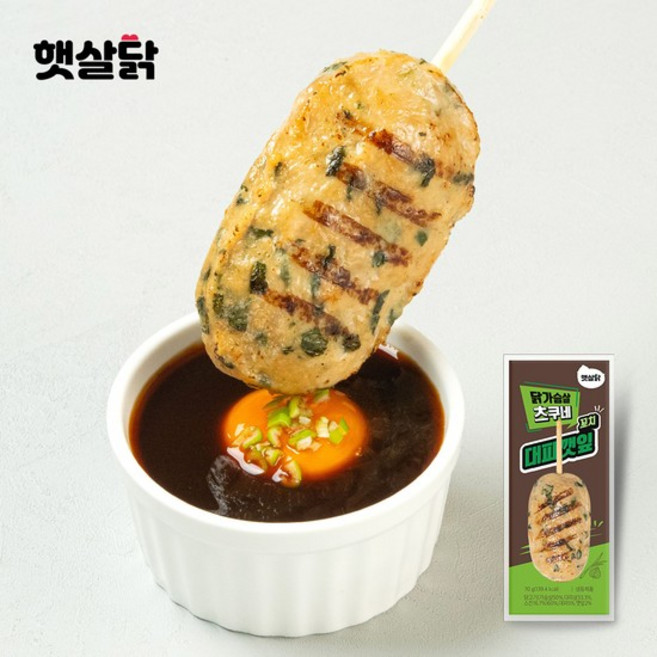 닭가슴살 츠쿠네 꼬치 대파깻잎 (70gX1팩), 없음, 70g, 1개