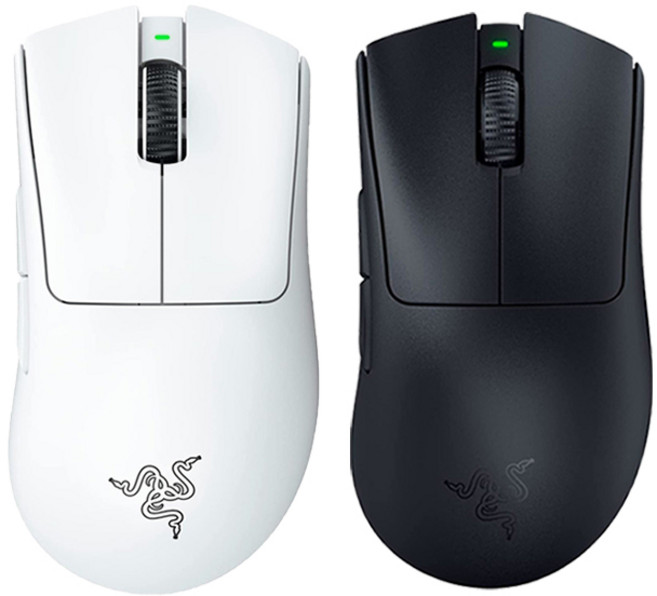 Razer DeathAdder V3 Pro FAKER EDITION 無線滑鼠, 黑色,主商品+黑色素面鼠墊