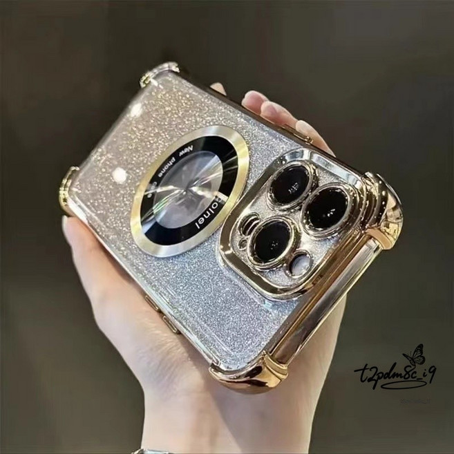 iPhone 16 16E 15 14 13 12 11 Pro Max 磁吸無線充電手機殼 四角加厚 附鏡頭保護貼