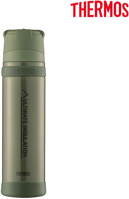 THERMOS 써모스 FFX-901K 산악전용 등산용보틀 시즌2 가벼운 휴대용 보온병 보냉병, 포레스트(FR), 1개, 900ml