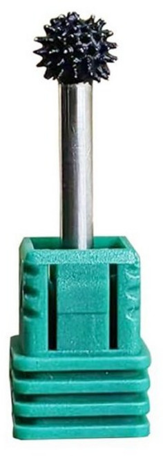 ToolTrek Extreme Spikes 로터 톱 버 0.3cm(1/8인치) 샤프트 - 드레멜 포레덤용 매우 거친 목재 조각 비트 납땜 텅스텐 톱니가 있는 일체형 스틸 낮, 구형