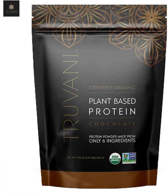 Truvani 식물성 프로틴 초콜릿, 1개, 335g - 쿠팡
