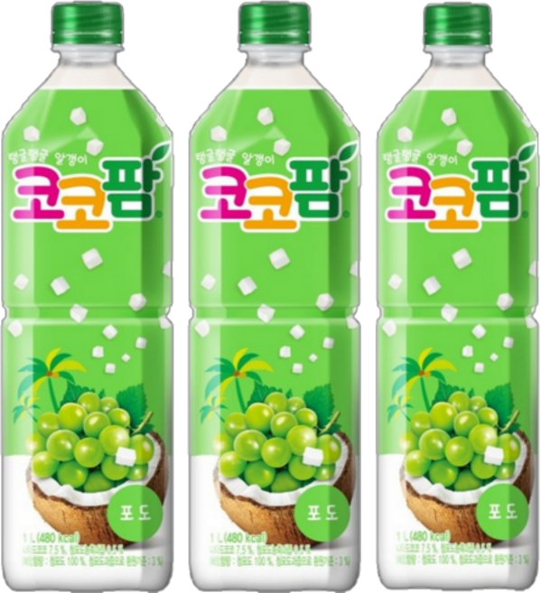 코코팜 포도, 1L, 3개