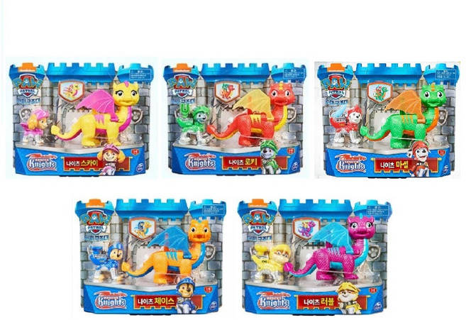 퍼피구조대 나이츠 시리즈 5종 세트, 1개, 단품