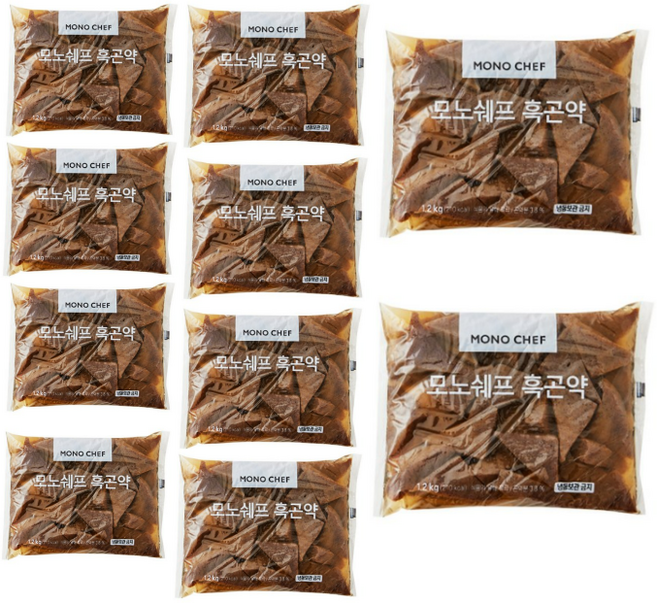 모노 흑곤약 1.2kg, 1.2g, 10개