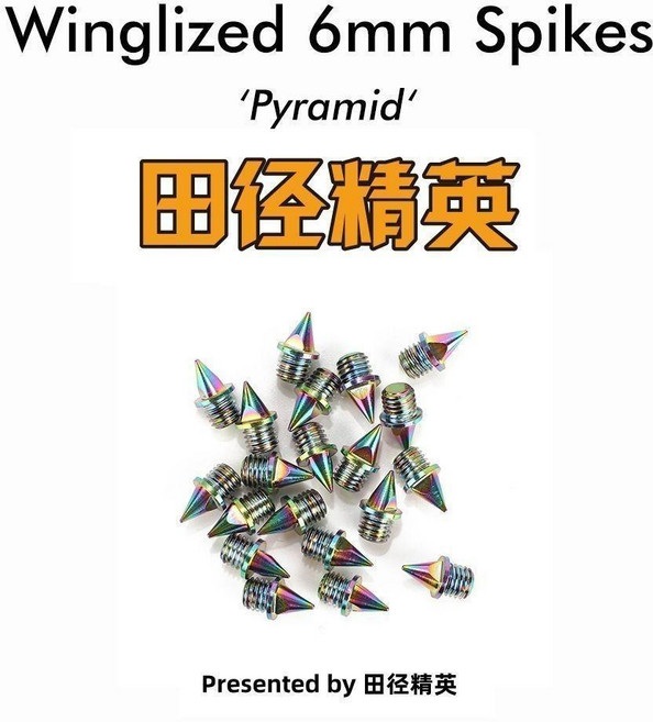 田徑釘鞋鞋釘短釘尖釘長釘碳釘塔釘跳釘鋼釘 副廠商品, 1個, 炫彩鋼尖釘,14顆釘子+  比賽訓練一體專用, 炫彩鋼尖釘