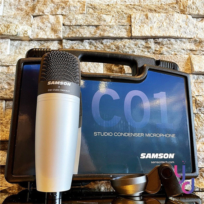 XLR 專業 電容式 麥克風 - 直播/錄音適用 (需48V幻象電源) SAMSON C01單主機, SAMSON C01 單主機