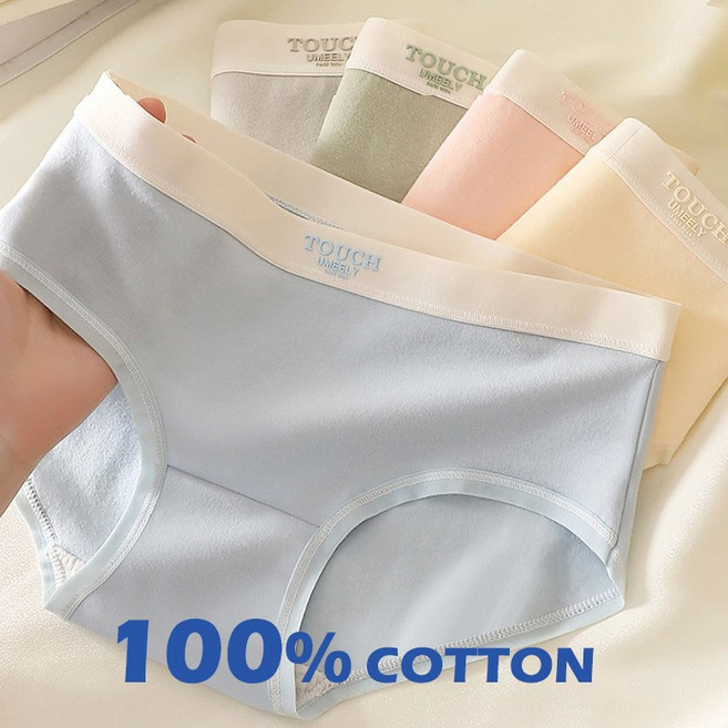 토이앤스티치 여성 파스텔 순면 팬티 5종 세트 주니어 여학생 겸용