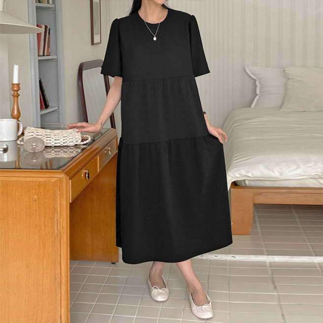 마이쏭 여성 빅사이즈 루즈핏 엘르캉캉롱원피스