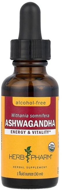 Herb Pharm Ashwagandha Alcohol-free 1 fl oz (30 ml), 29.574 ml, 1개, 30ml - 쿠팡