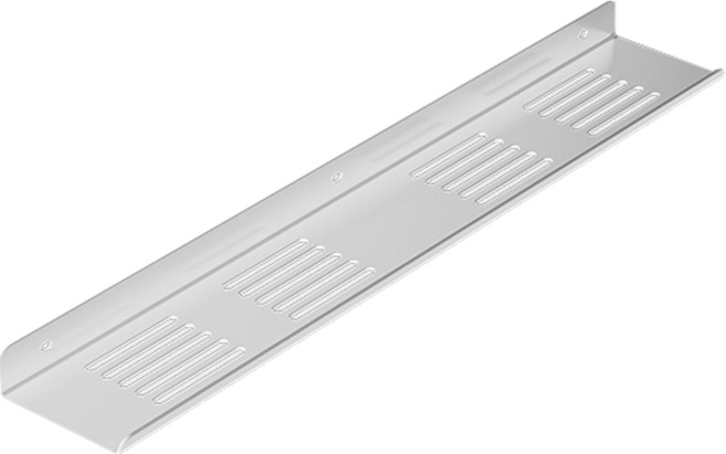 루나틱몰 스텐 무타공 욕실 화장실 정리 선반, 화이트 일자형, 1개