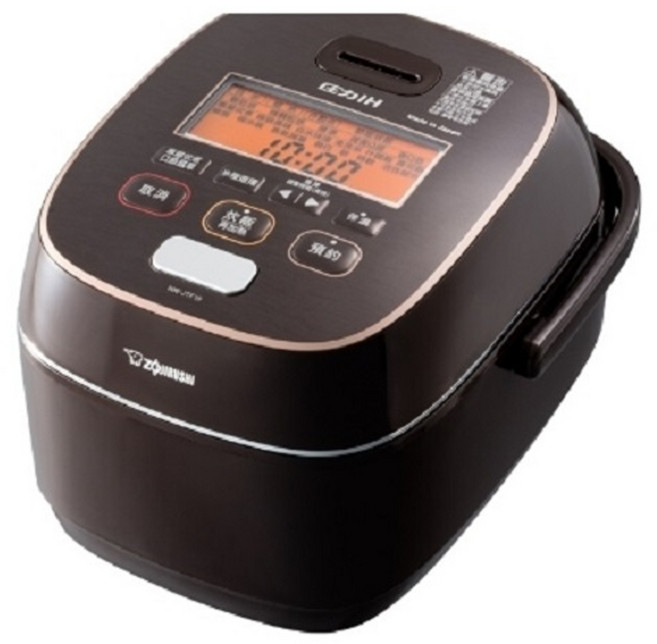 ZOJIRUSHI 象印 6人份/10人份 鐵器塗層豪熱羽釜壓力IH電子鍋 NW-JTF10/NW-JTF18, 6人份棕色