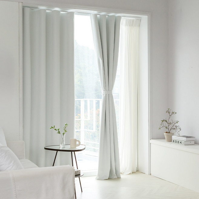 까르데코 더다크 100% 빛차단 암막커튼 핀형 긴창 1장