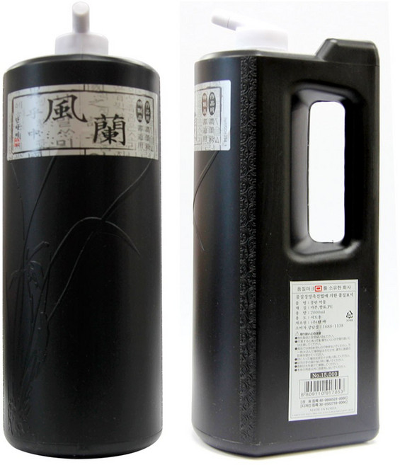 [드림라이프] 서예도구 먹물 2000cc / 대용량 교재용 서예용품 재료, 1개, 2000ml