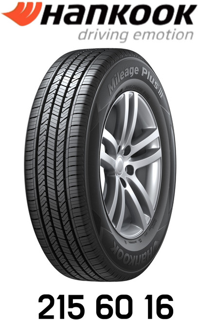 한국타이어215 60 16 마일리지 플러스3 H745 2156016 LF 소나타 K5 뉴SM5 NF소나타, 장착 미포함, 1개