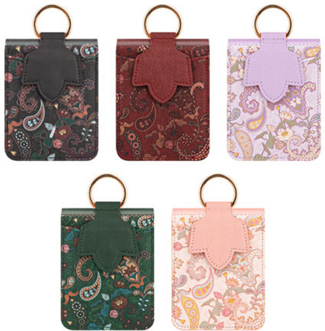 카루소 페이즐리 가죽 카드 수납 다이어리형 휴대폰 케이스