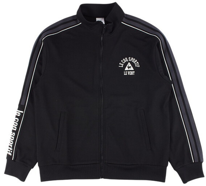 [엄브로] 르꼬끄 루즈핏 선데이 파이핑 트랙탑 QQ123LFT22 BLK