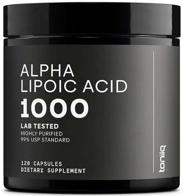 Toniiq 토니크 1000mg 알파 리포산 캡슐 120캡슐, 1개, 120정 - 쿠팡