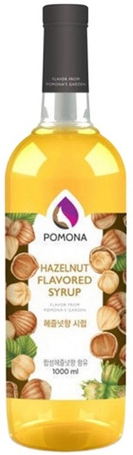 포모나 헤이즐넛 시럽 1000ml, 1L, 1개