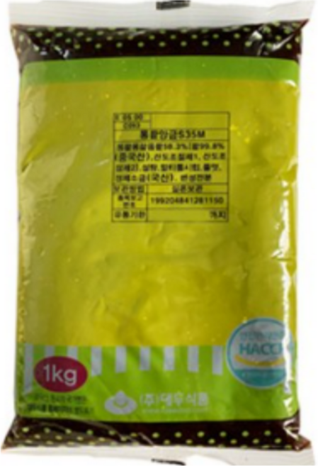 7092. 통팥앙금S35M(저감) - 대두 1kg (저감통팥앙금), 1개