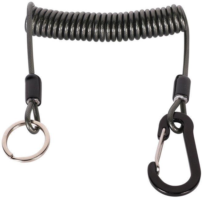 고강도 스프링줄 내부와이어삽입 분실방지줄, 1.2m, 1개